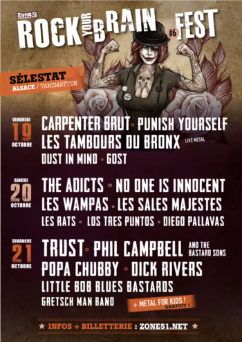 Rock Your Brain Fest 2018 - Selestat - Zone51